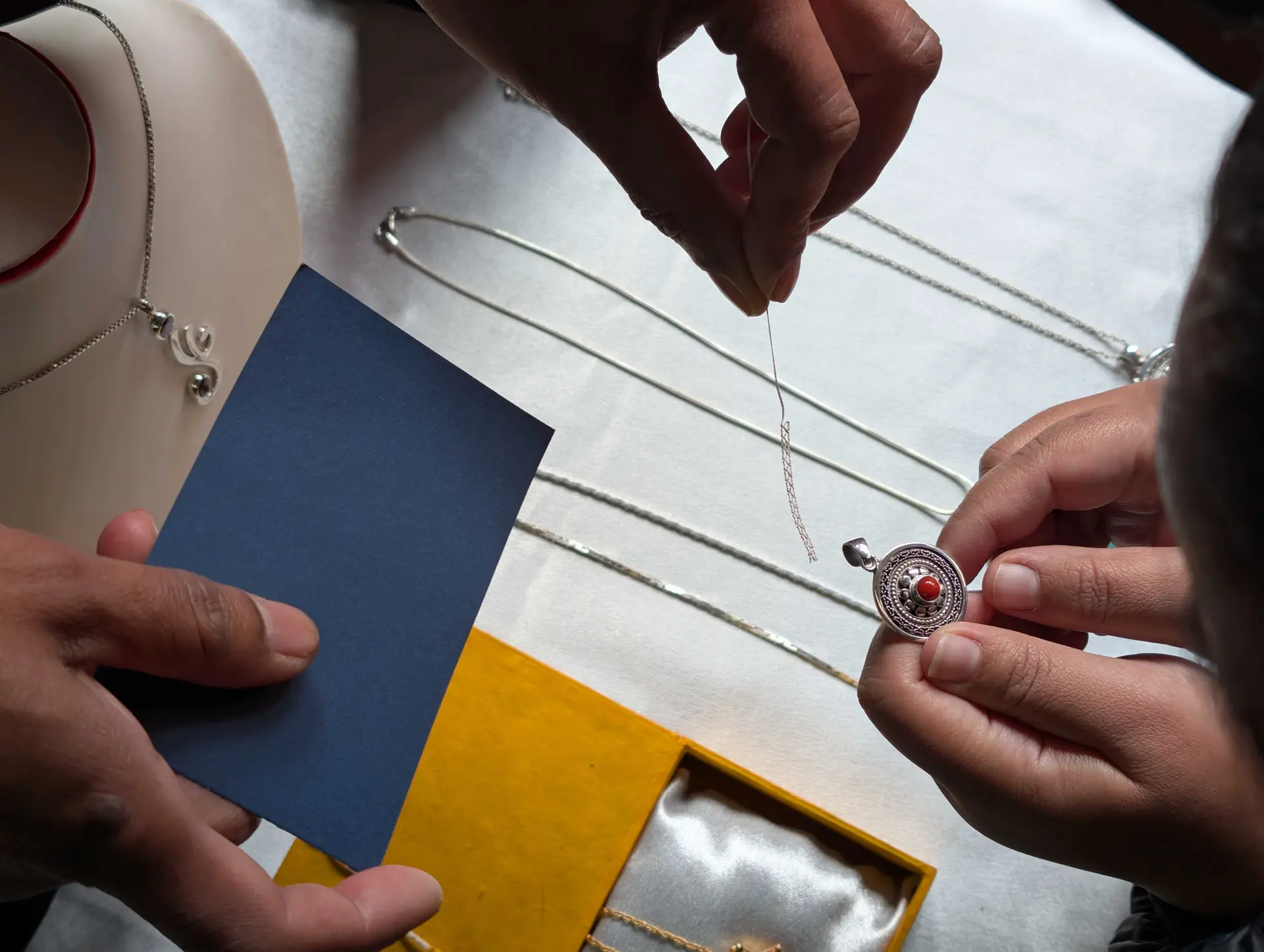 Silver Jewelry Workshop in Patan